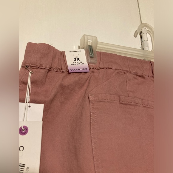 NWT Mauve Straight Leg Crop Pants size 3XL - Picture 3 of 5